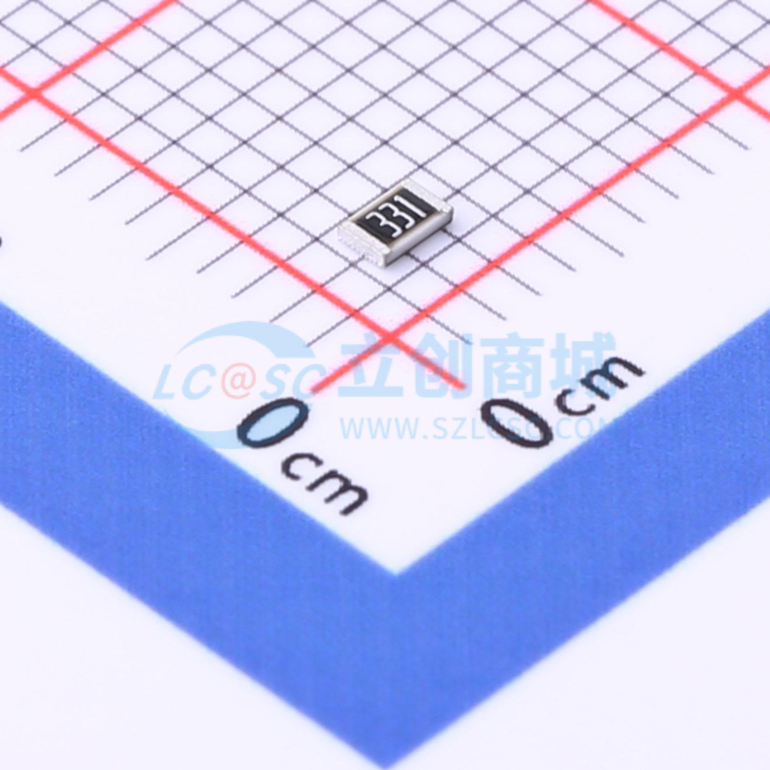点击查看大图 PTFR0805B330RP9实物图