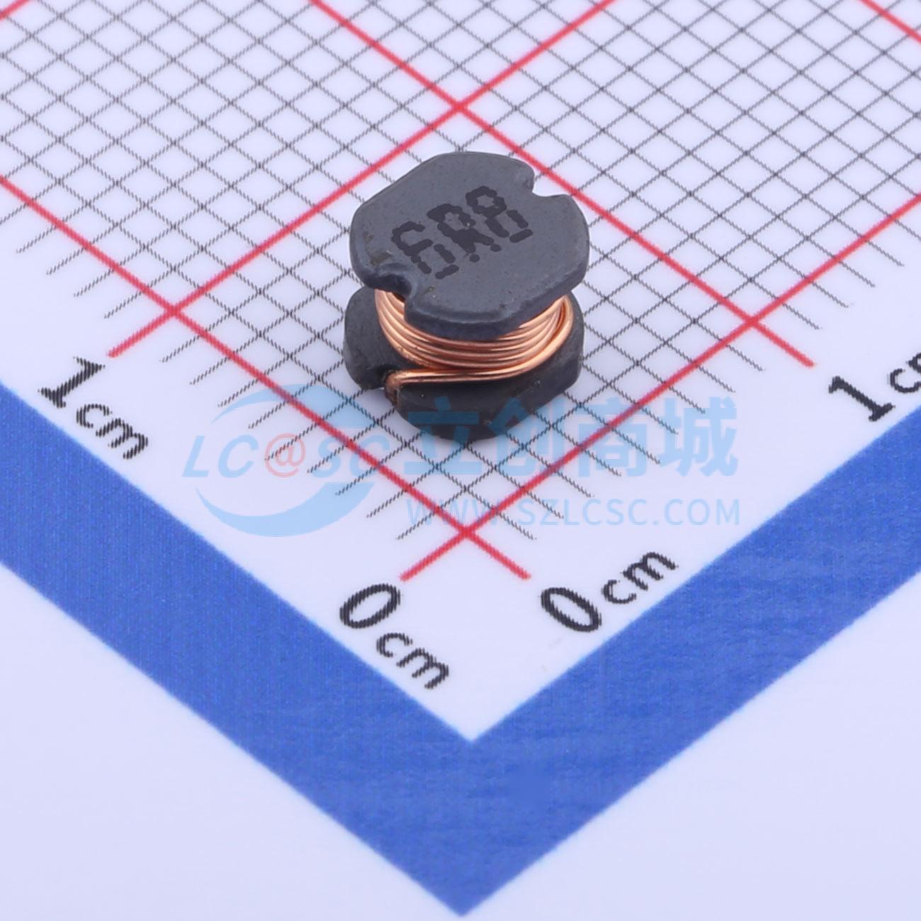 点击查看大图 CD54-6R8M 6.8UH实物图