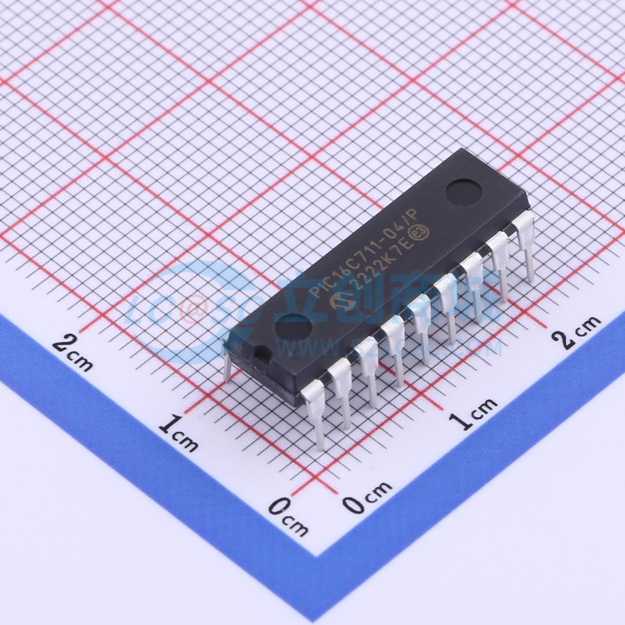点击查看大图 PIC16C711-04/P实物图