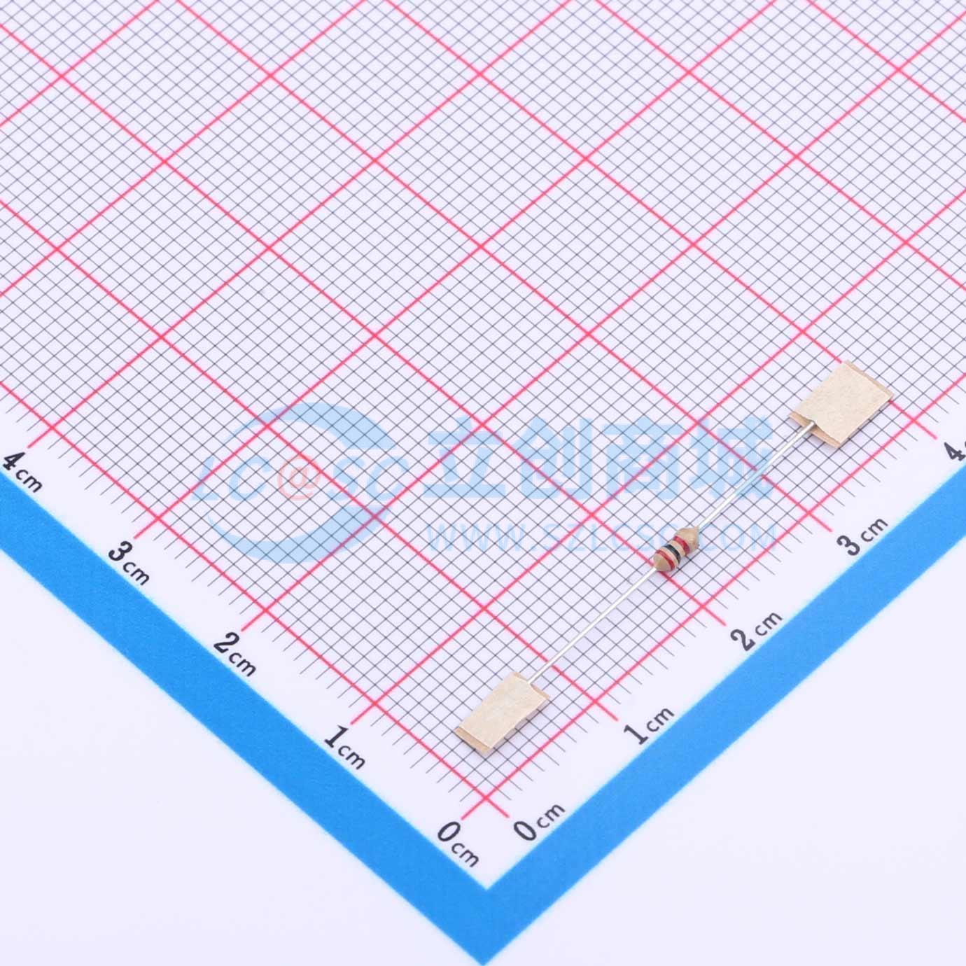 点击查看大图 CR1/8W-2K±5%-ST26实物图