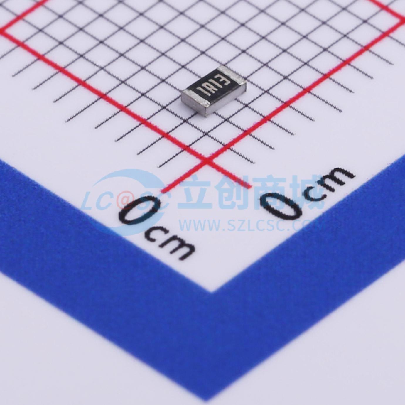 点击查看大图 RC0805FR-071R13L实物图