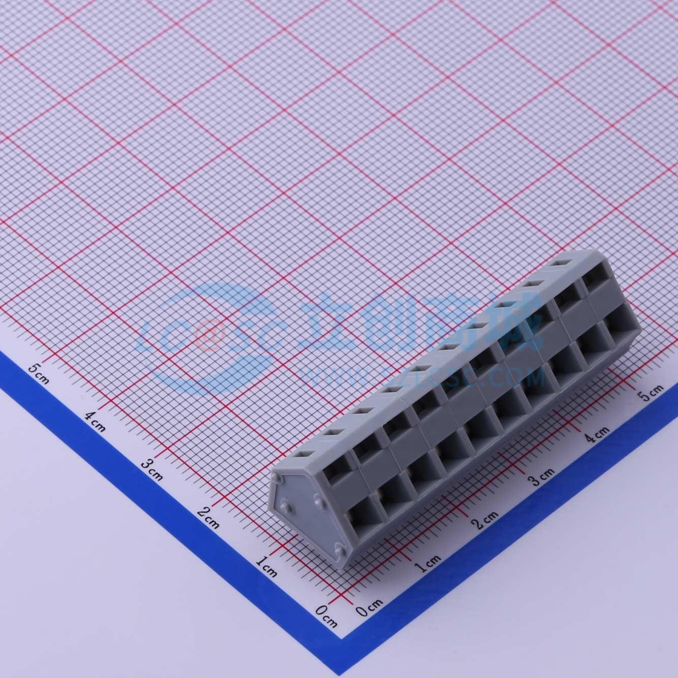 点击查看大图 KF243A-5.0-10P实物图