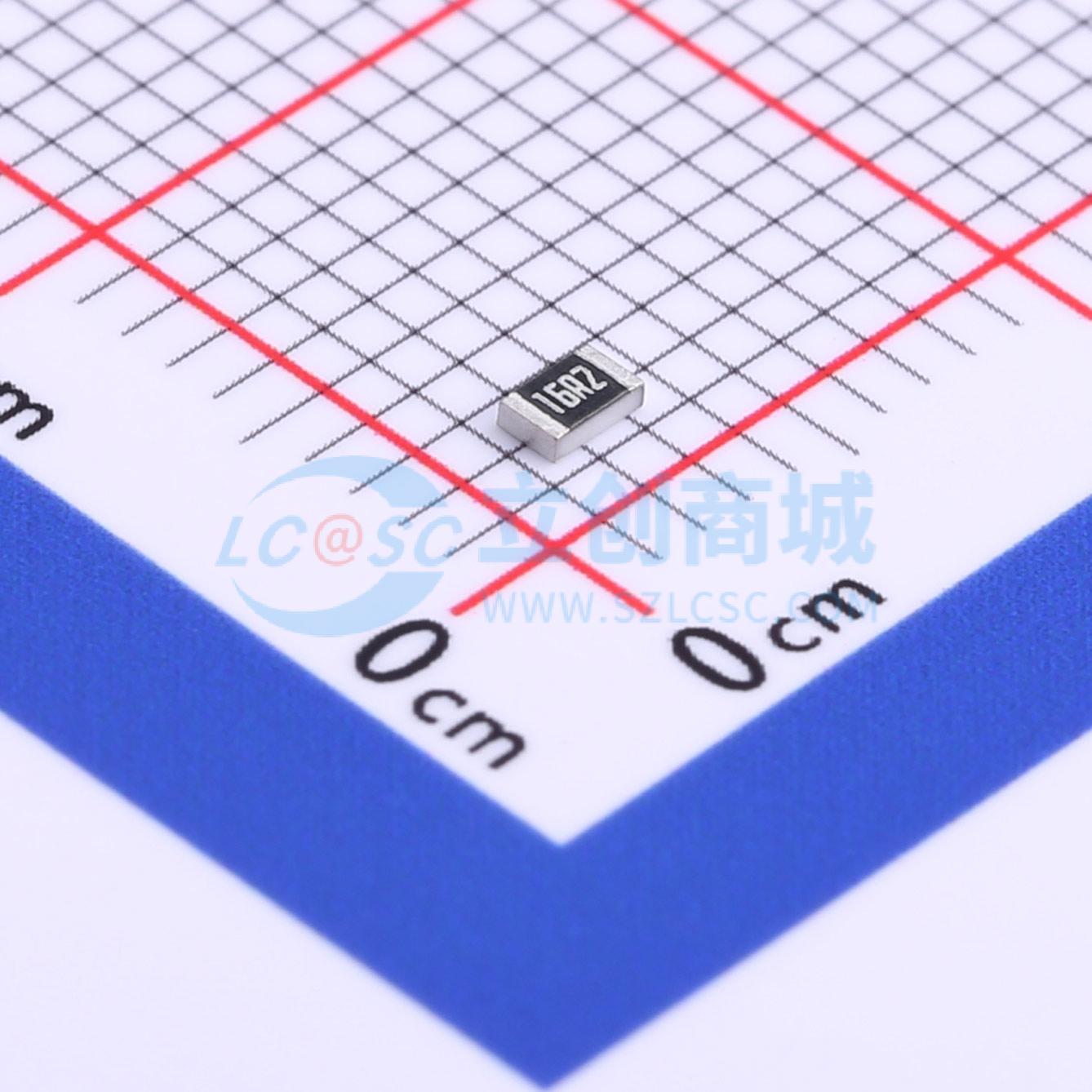点击查看大图 RC0805FR-0716R2L实物图