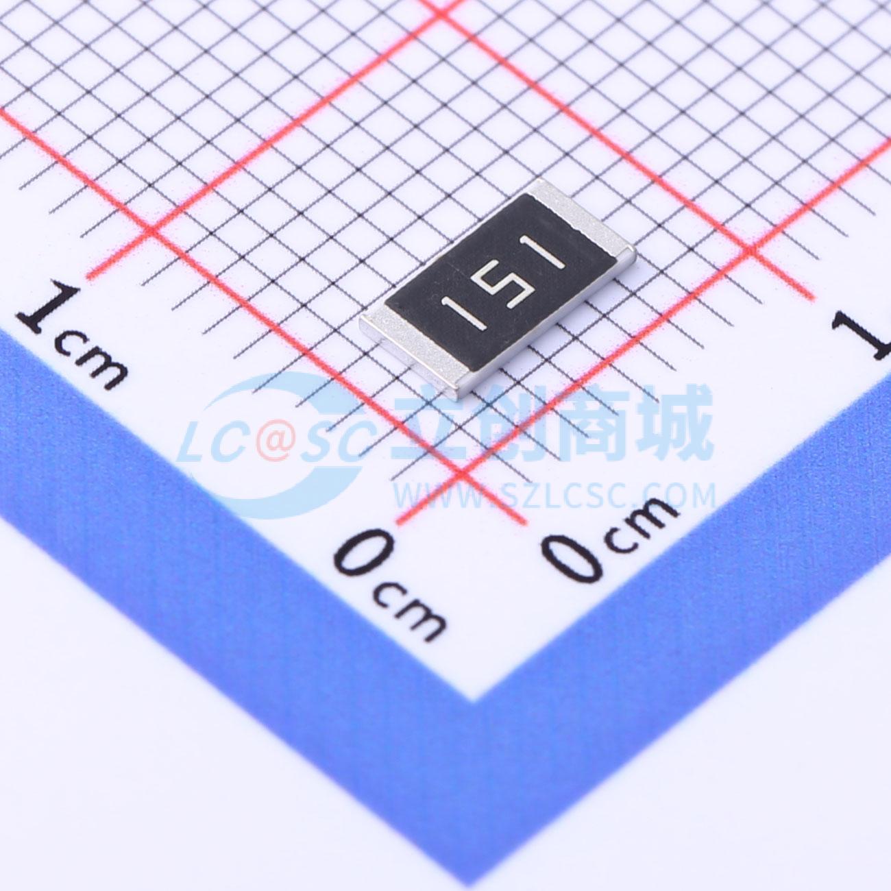 点击查看大图 FRC2512J151 TS实物图