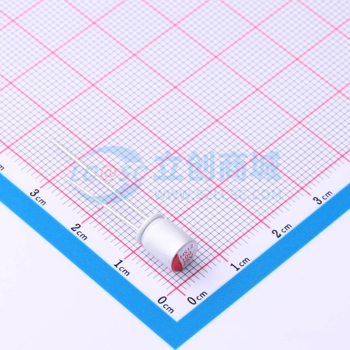 点击查看大图 HS1E107M0608PC实物图