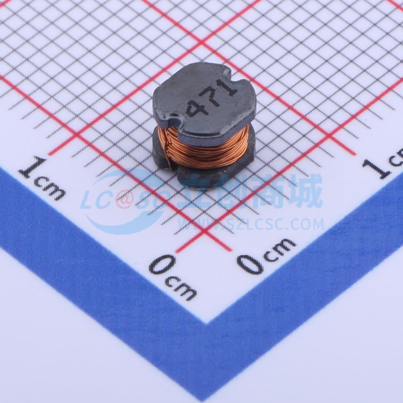 点击查看大图 CD54-471M 470UH实物图