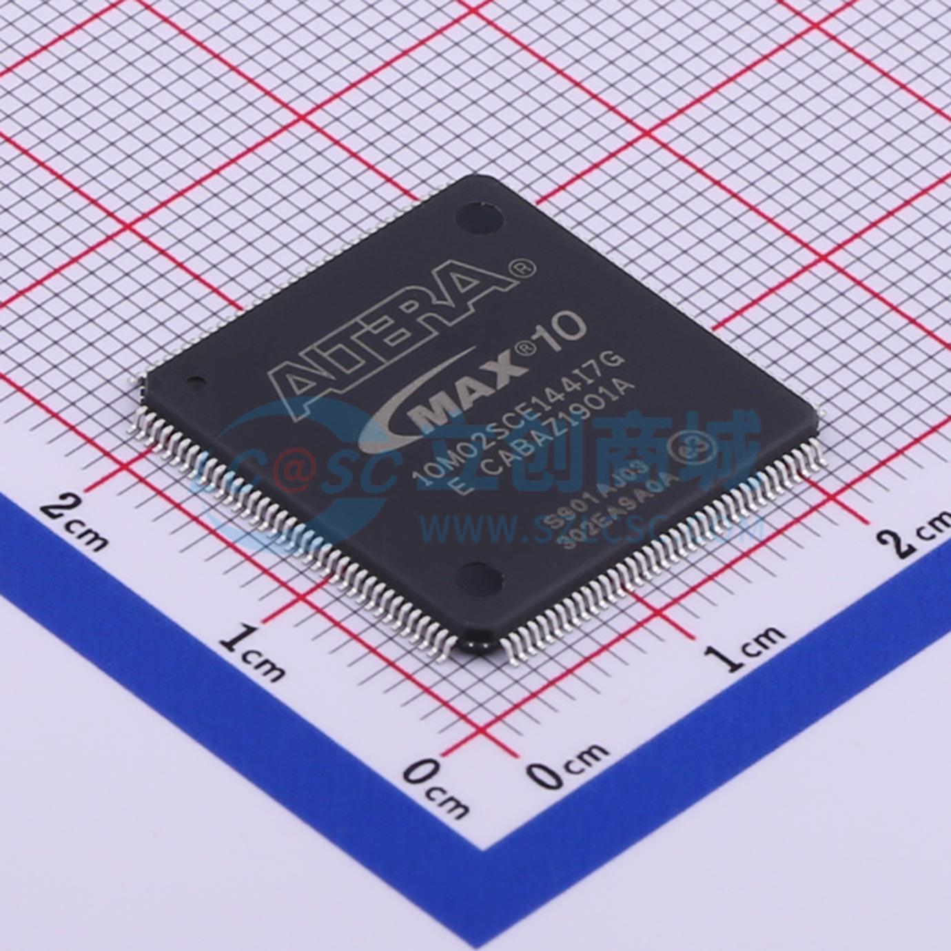 点击查看大图 10M02SCE144I7G实物图