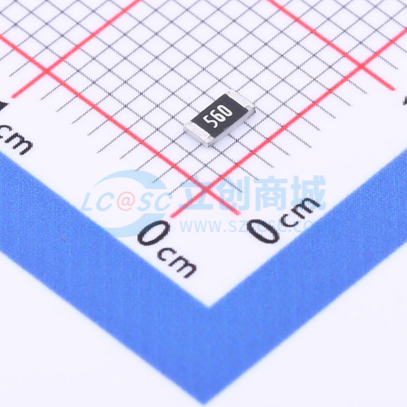 点击查看大图 1206 ±5% 56Ω实物图