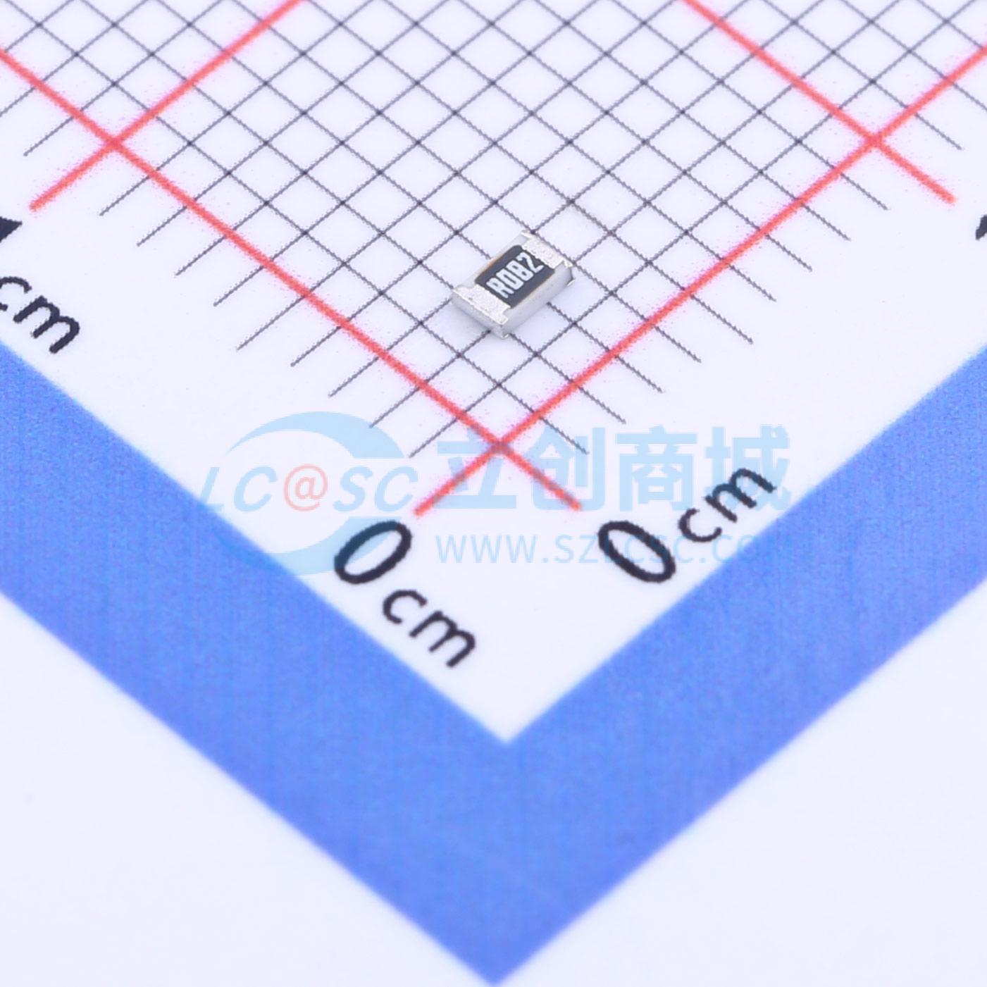 点击查看大图 FRL0805JR082TS实物图