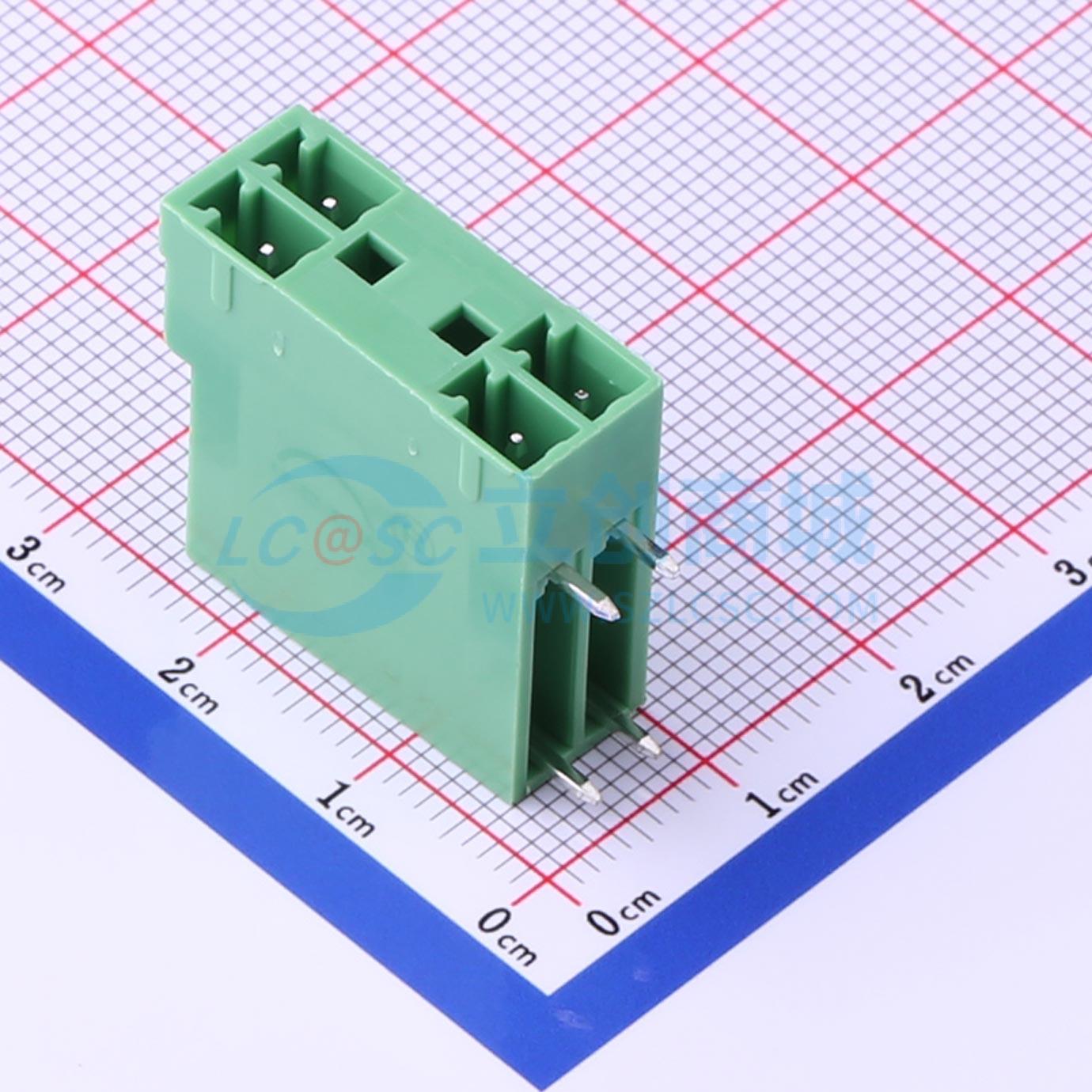 点击查看大图 KF2EDGRH-3.81-2*2P实物图