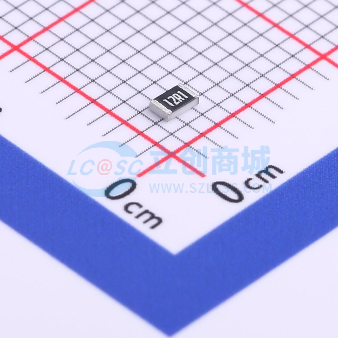 点击查看大图 RC0805FR-0712R1L实物图