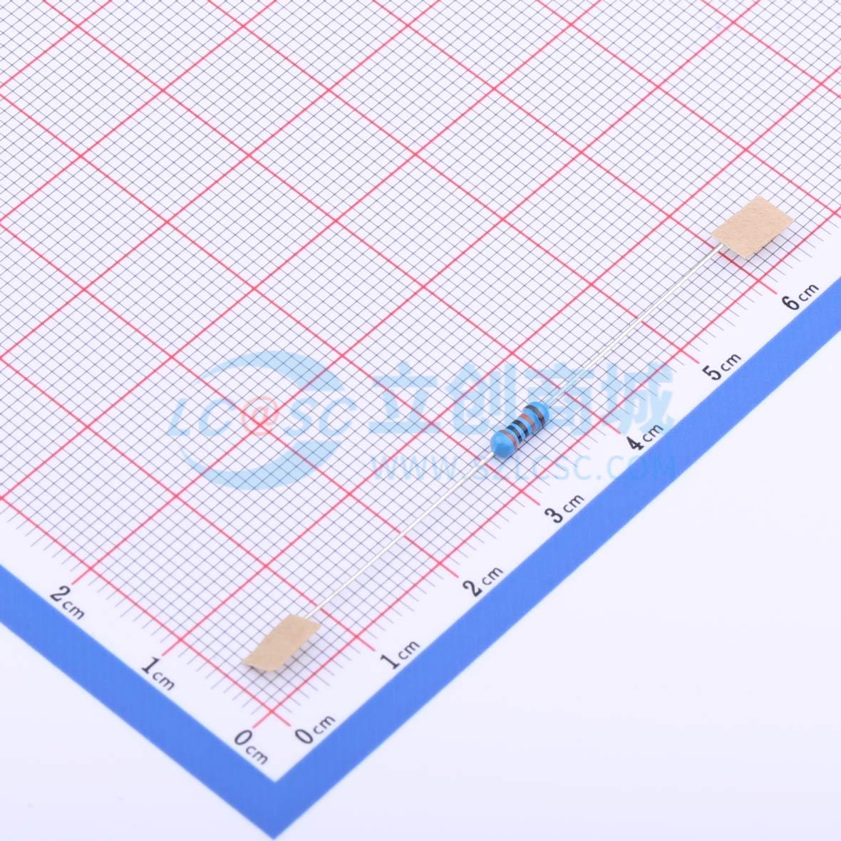 点击查看大图 MF1/4W-300K±1%-ST52实物图