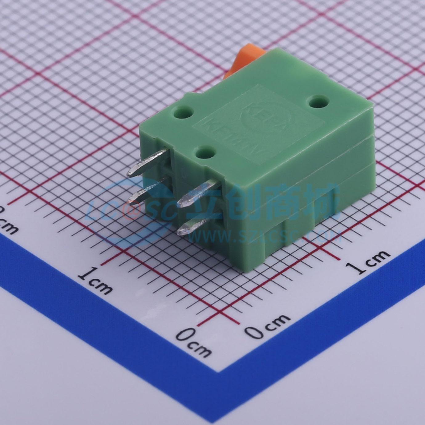KF141V-2.54-2P实物图