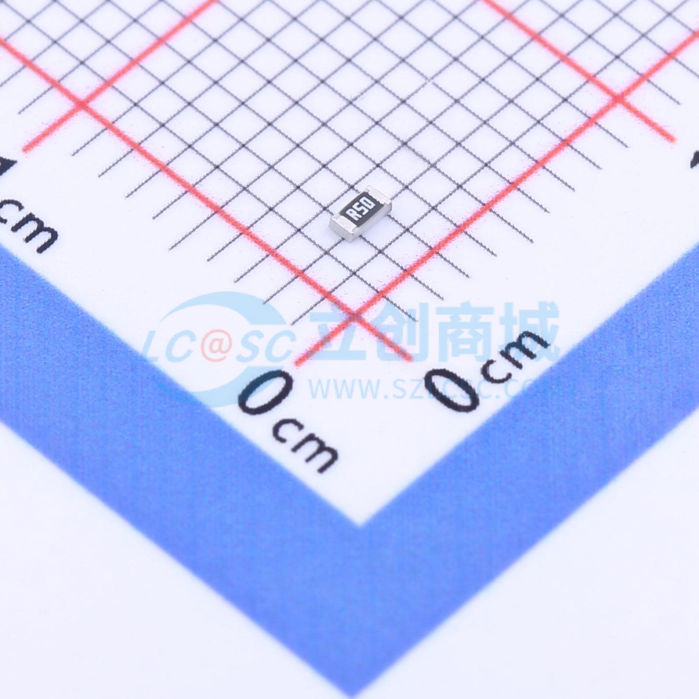 点击查看大图 FRL0603FR500TS实物图