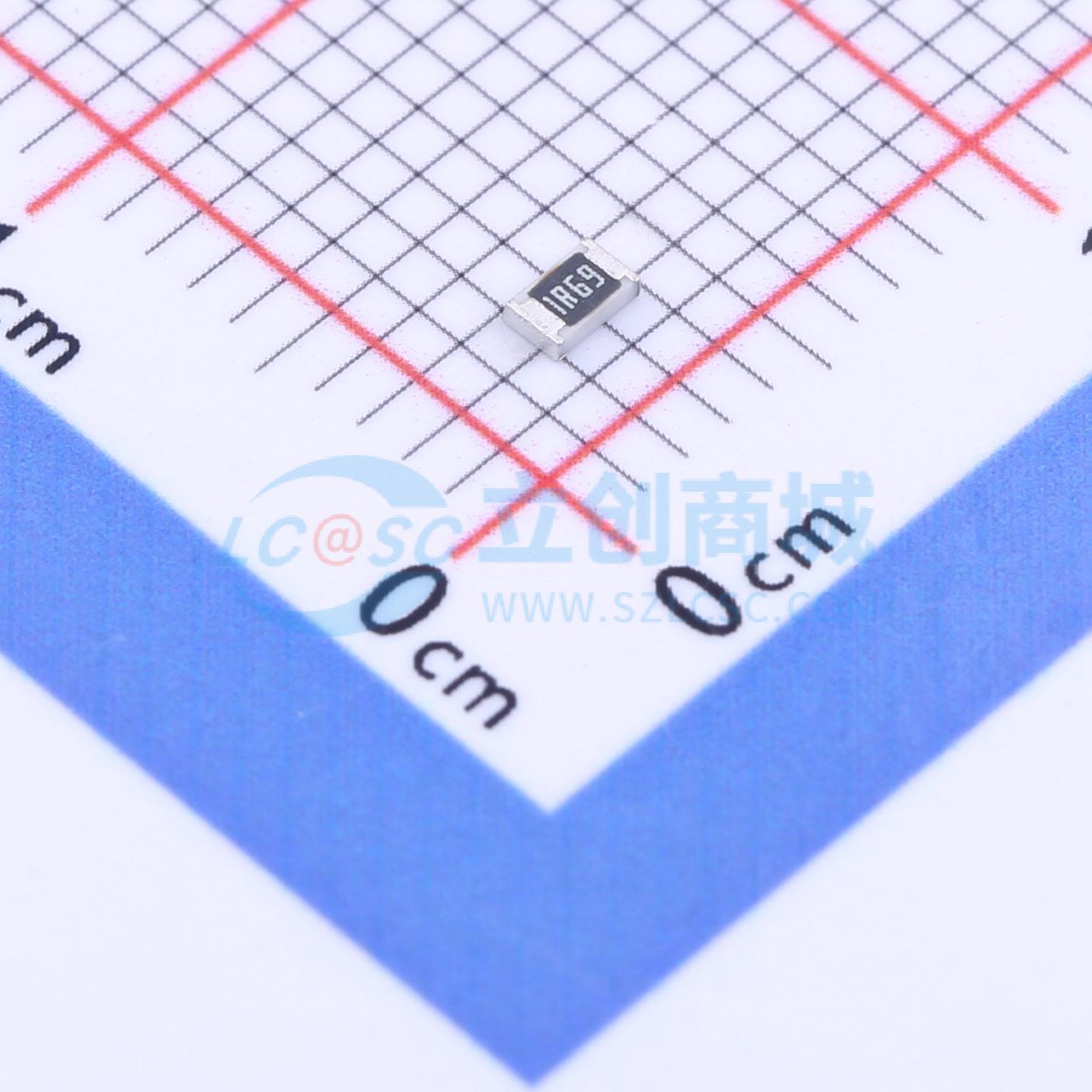点击查看大图 FRC0805F1R69TS实物图