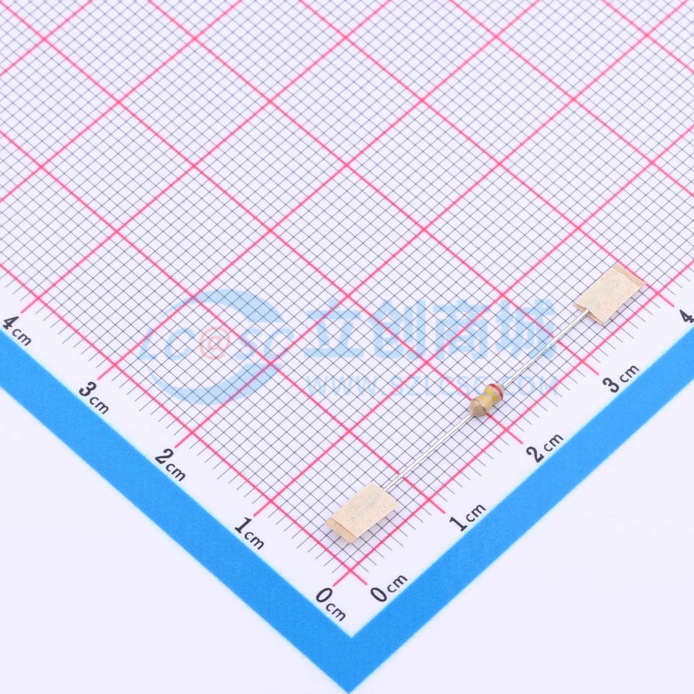 点击查看大图 CR1/8W-240K±5%-ST26实物图