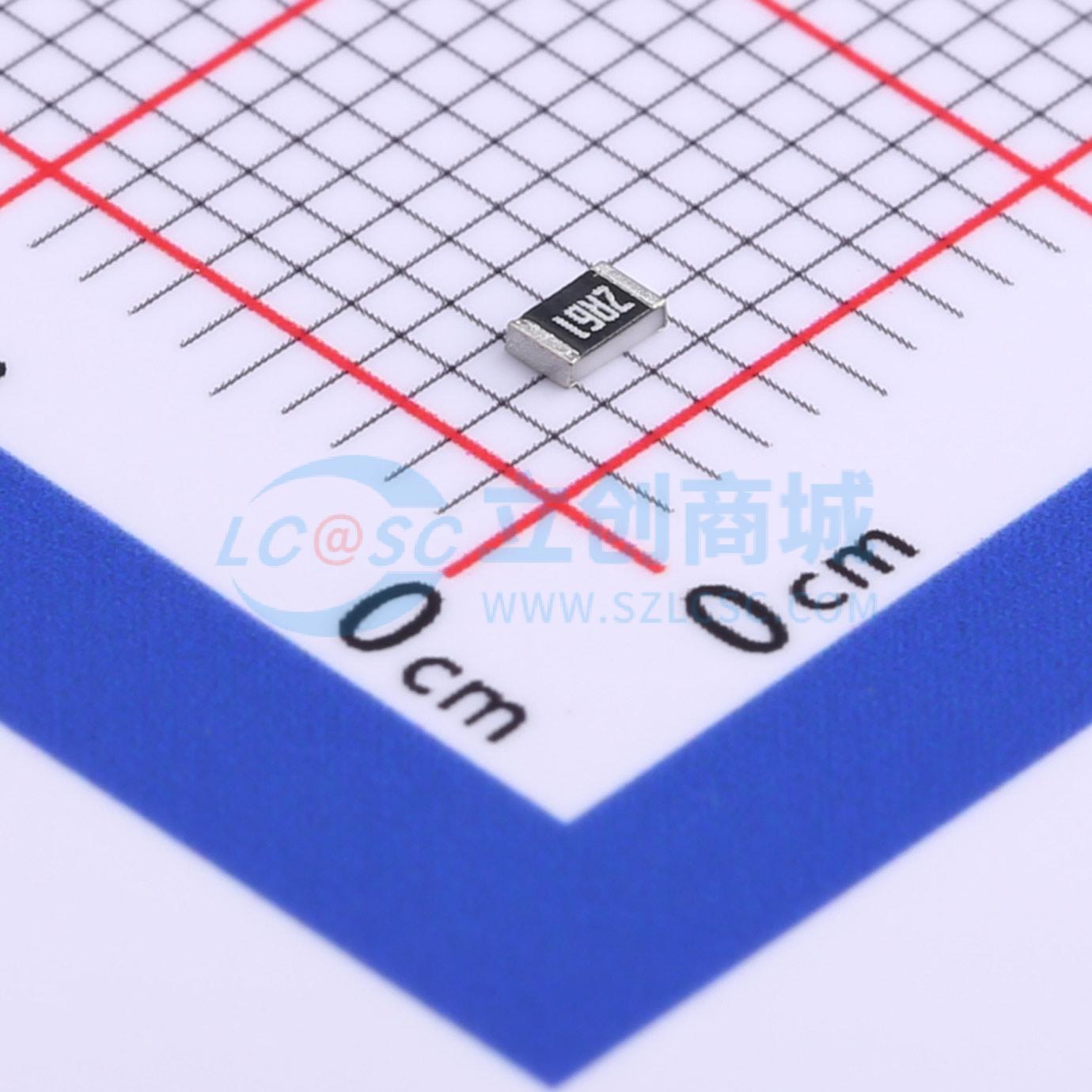 点击查看大图 RC0805FR-072R61L实物图