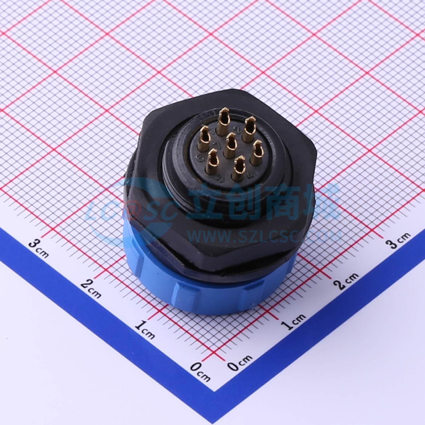 点击查看大图 JH1712P-7P实物图