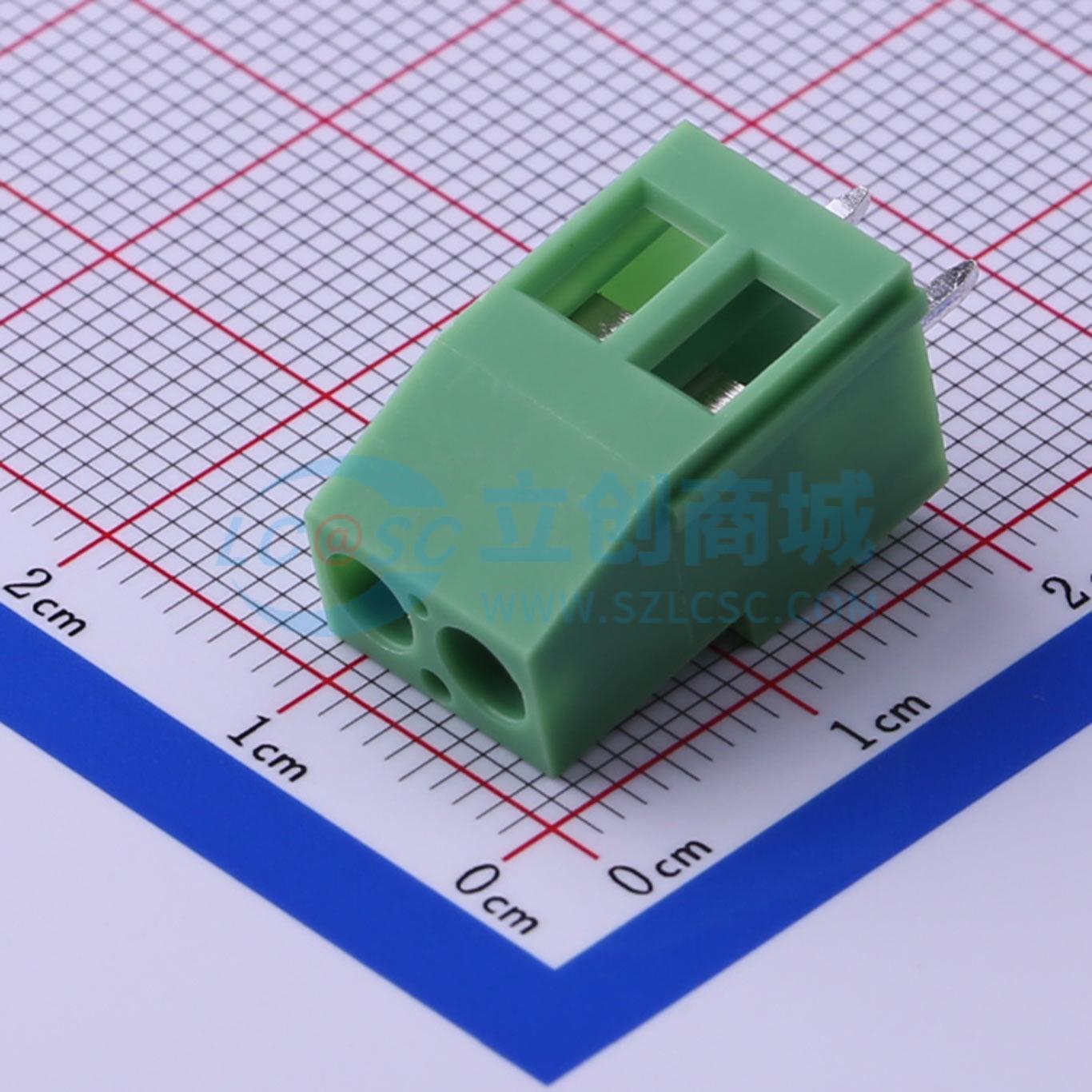 点击查看大图 KF129-5.0-2P实物图