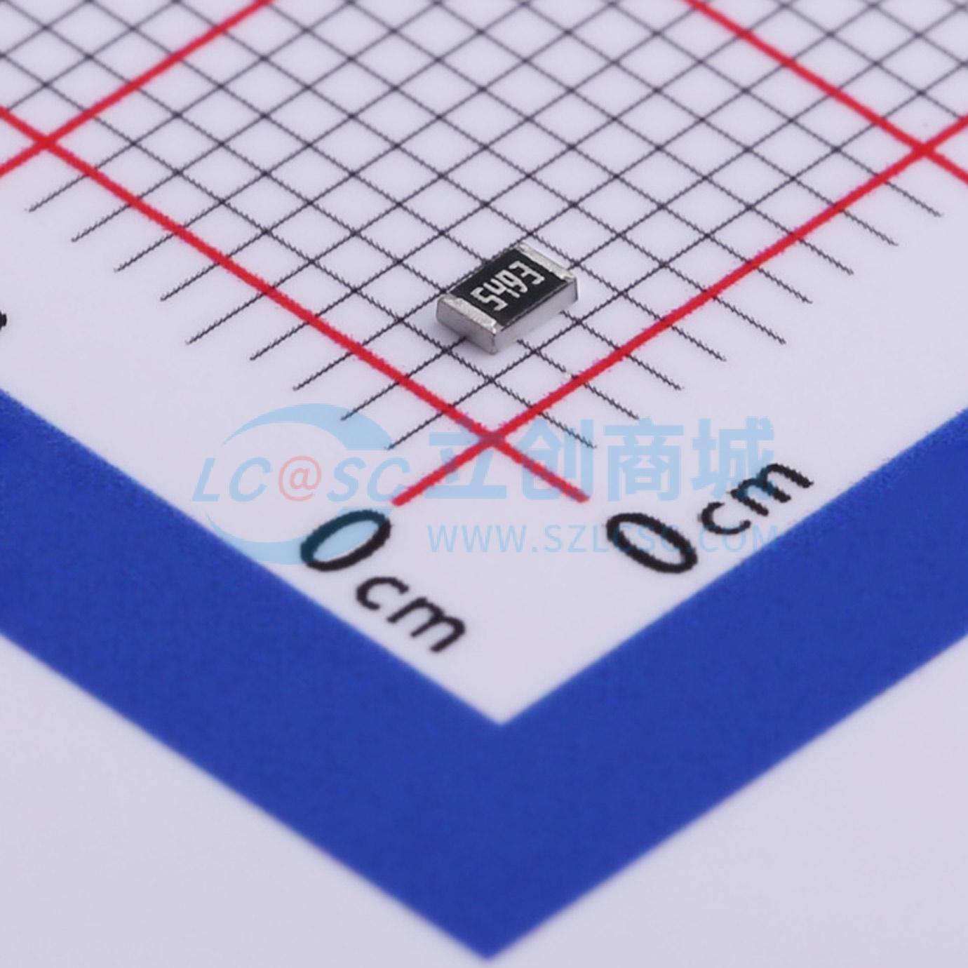 点击查看大图 RC0805FR-07549KL实物图