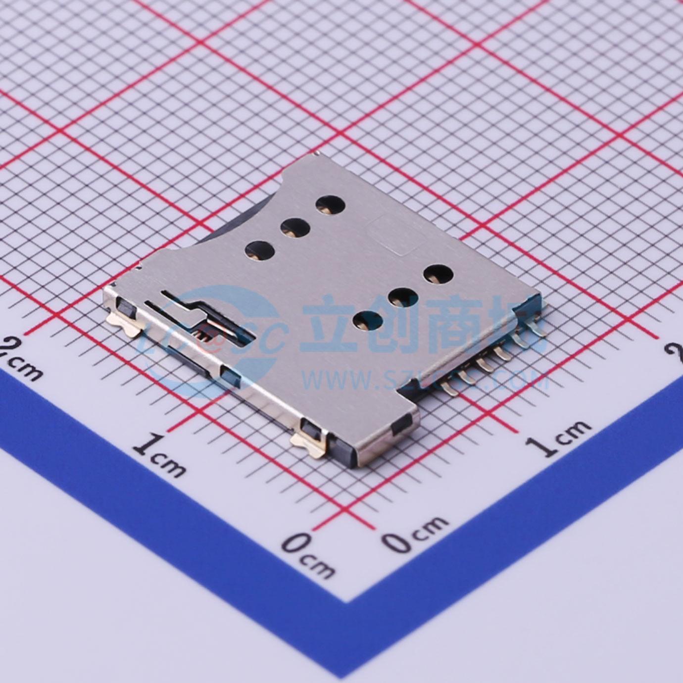 点击查看大图 KH-SIM1616-6PIN实物图