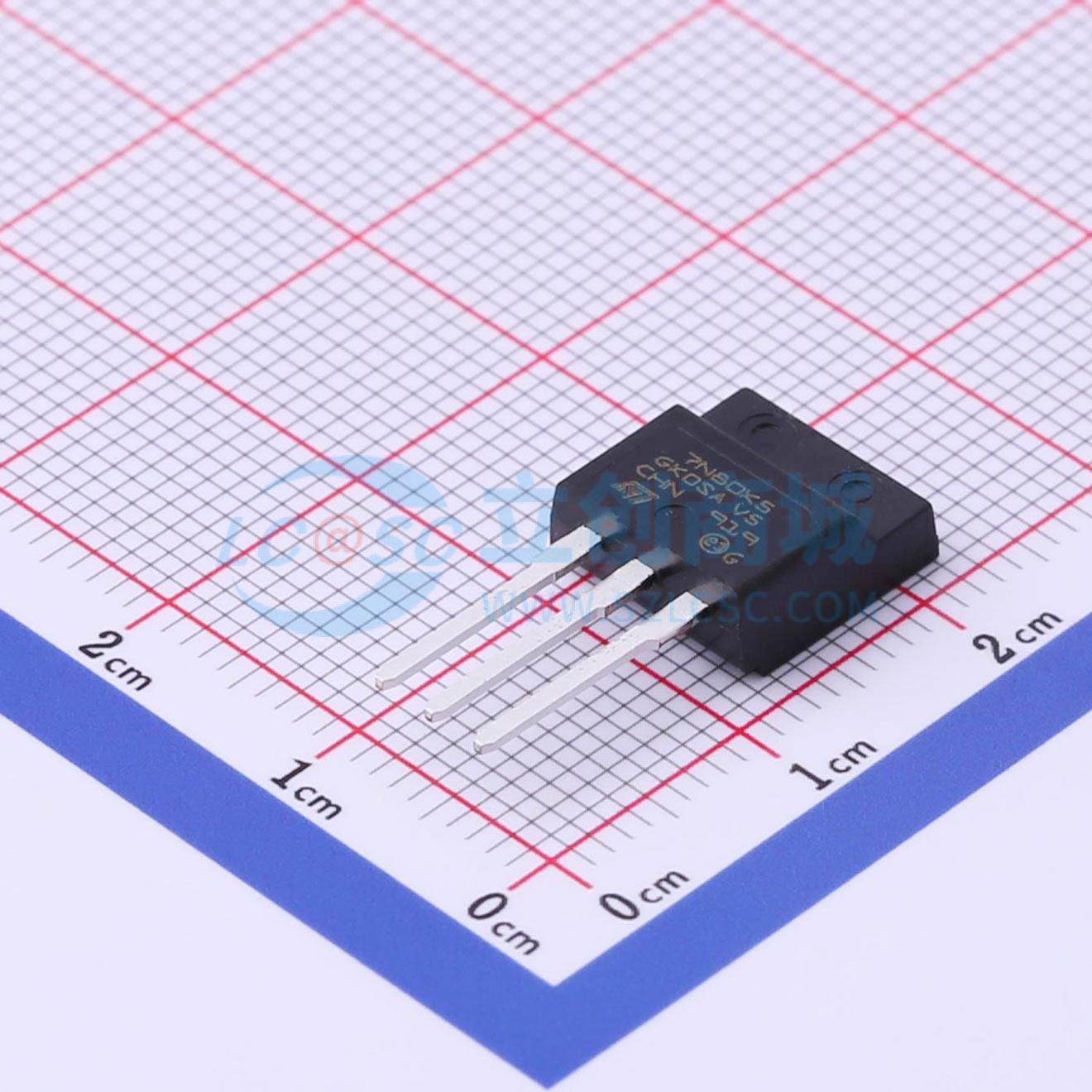 点击查看大图 STFI7N80K5实物图