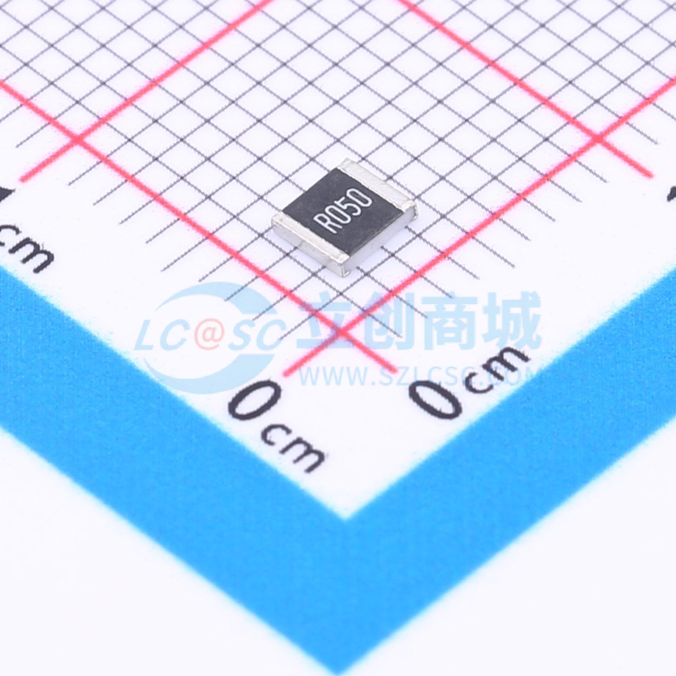 点击查看大图 HoRS1210-1/2W-50mR-5%实物图