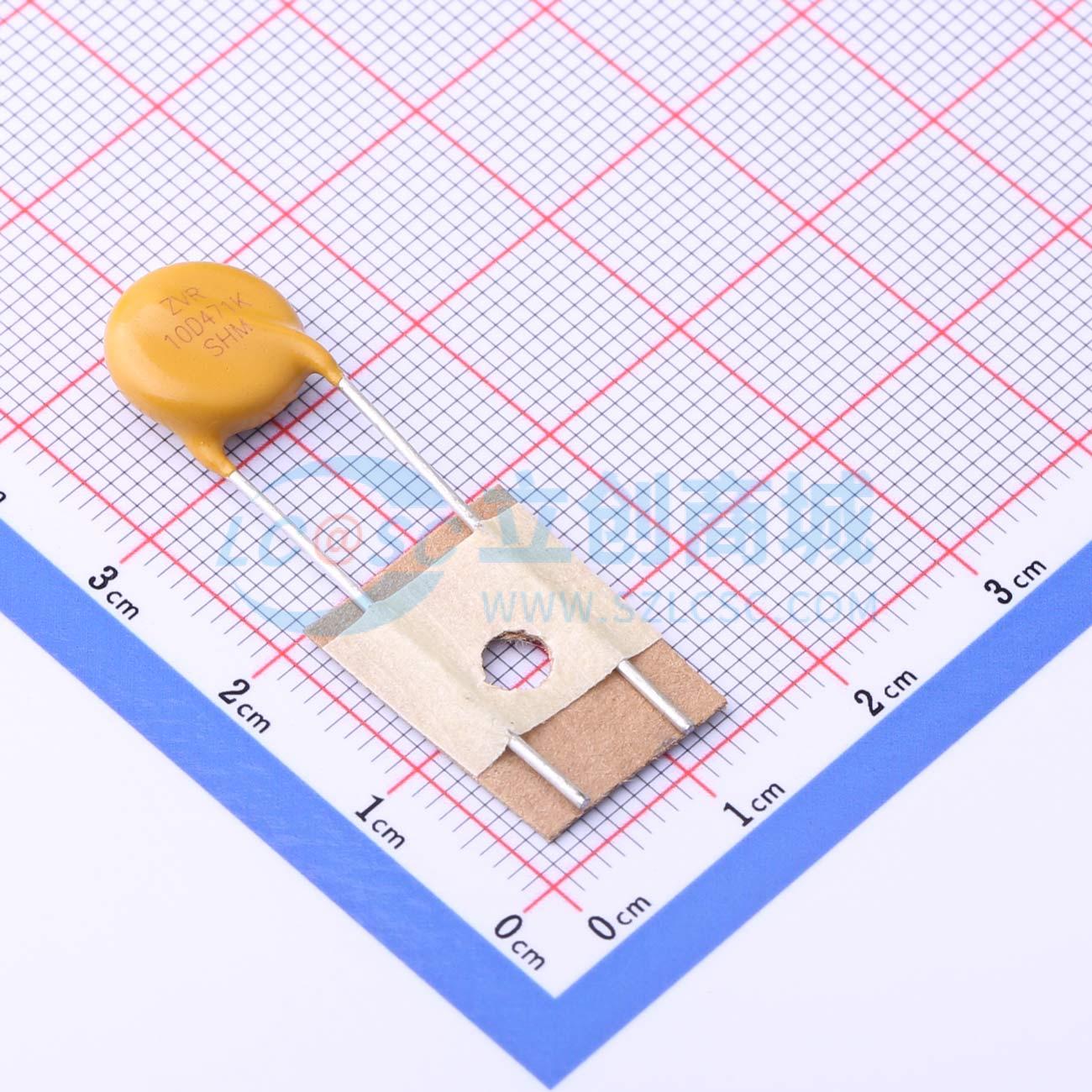 点击查看大图 ZVR10D471KL8U7A0实物图