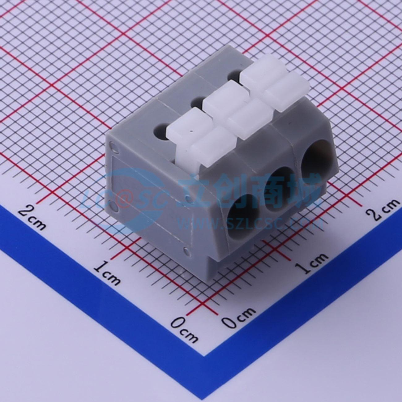 点击查看大图 KF202-5.0-3P实物图