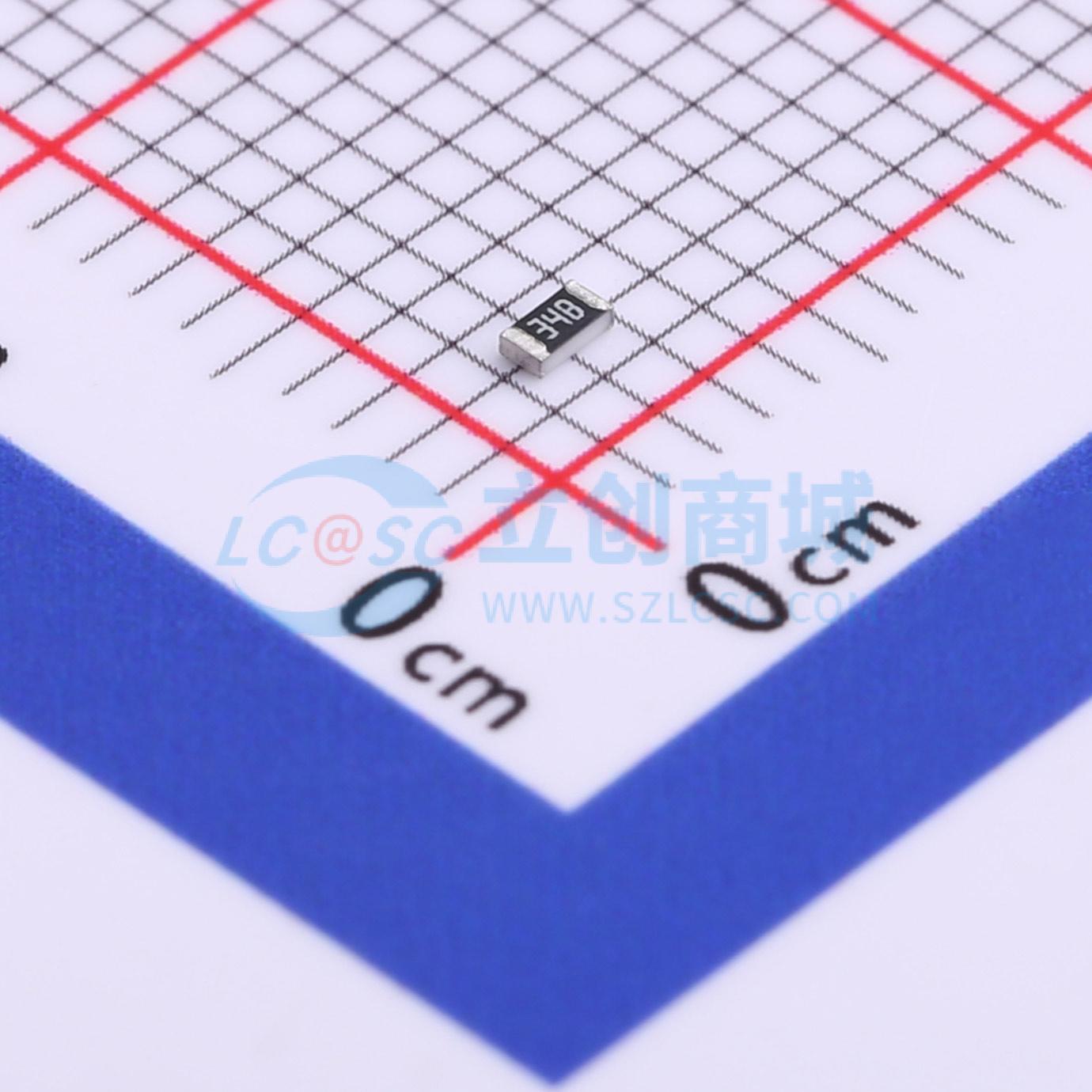 RT0603DRE072K21L实物图