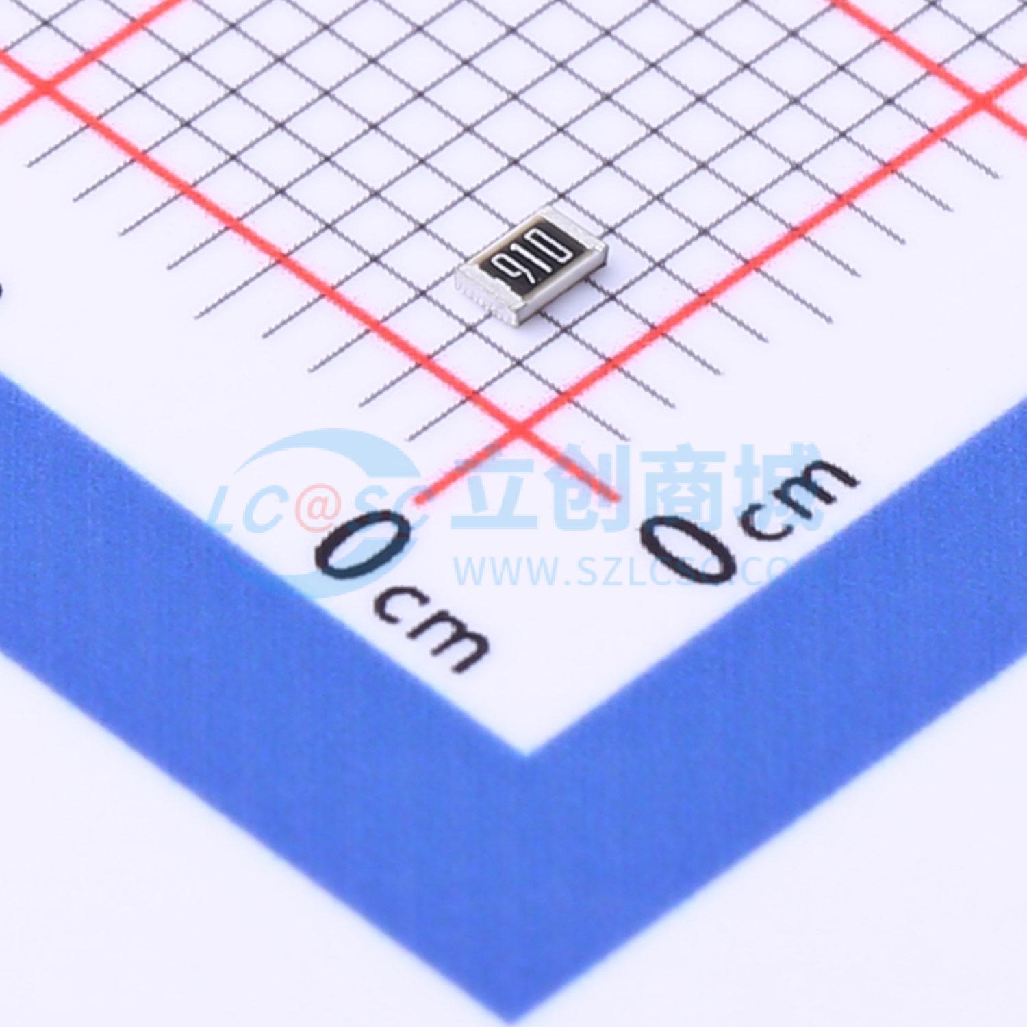 PTFR0805B91R0P9实物图