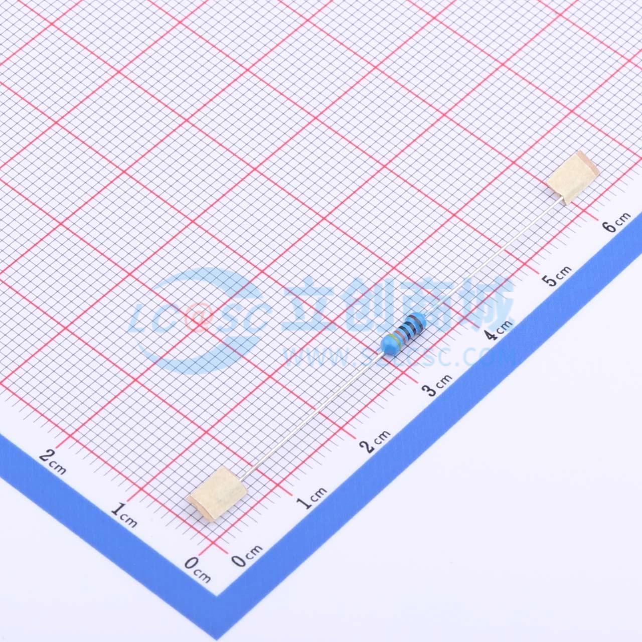 点击查看大图 MF1/4W-430Ω±1%-ST52实物图