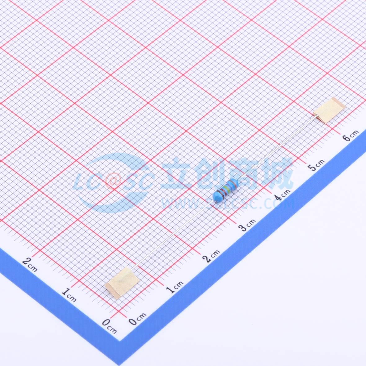 点击查看大图 MF1/4W-37K4±1%-ST52实物图