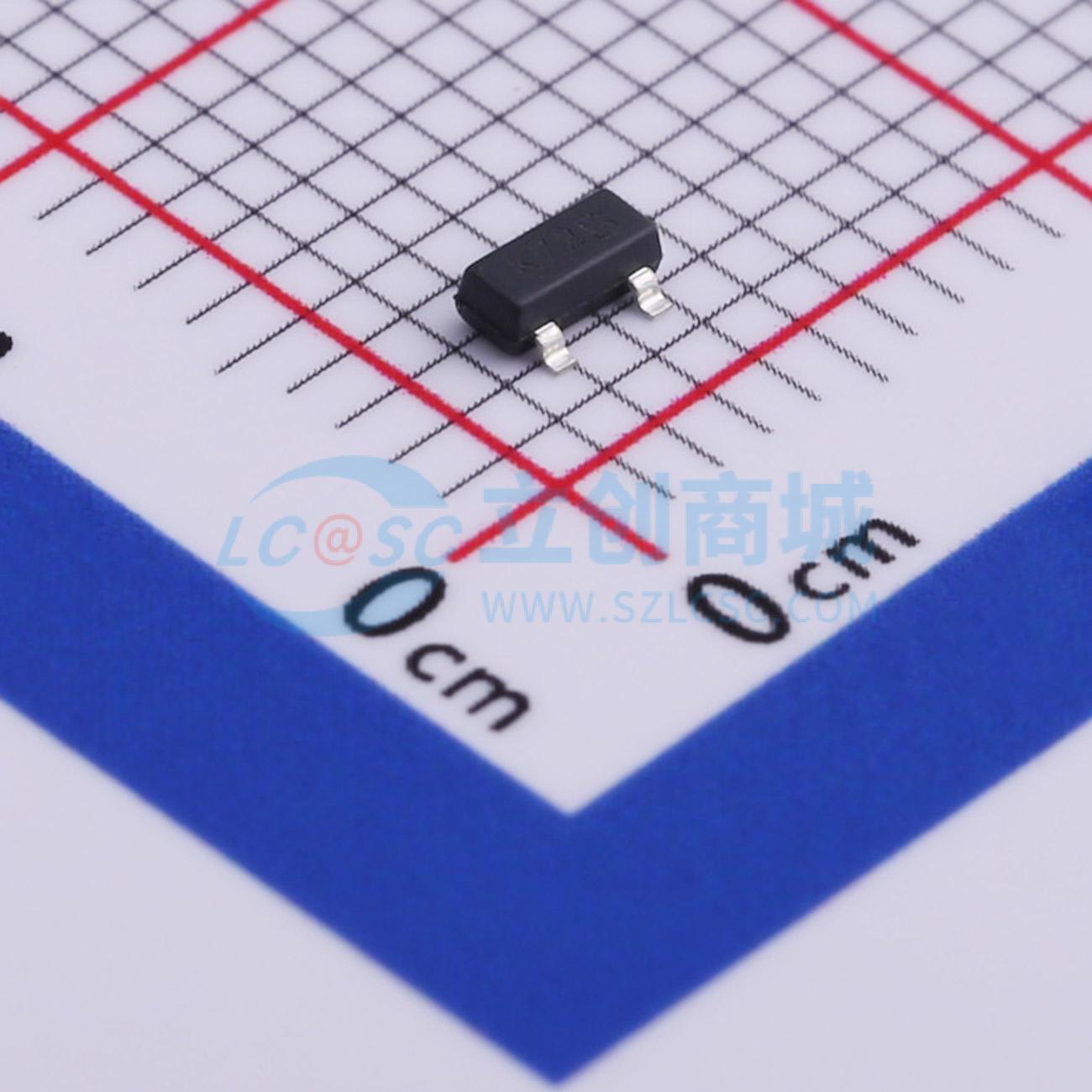 点击查看大图 2N7002Q-7-F实物图