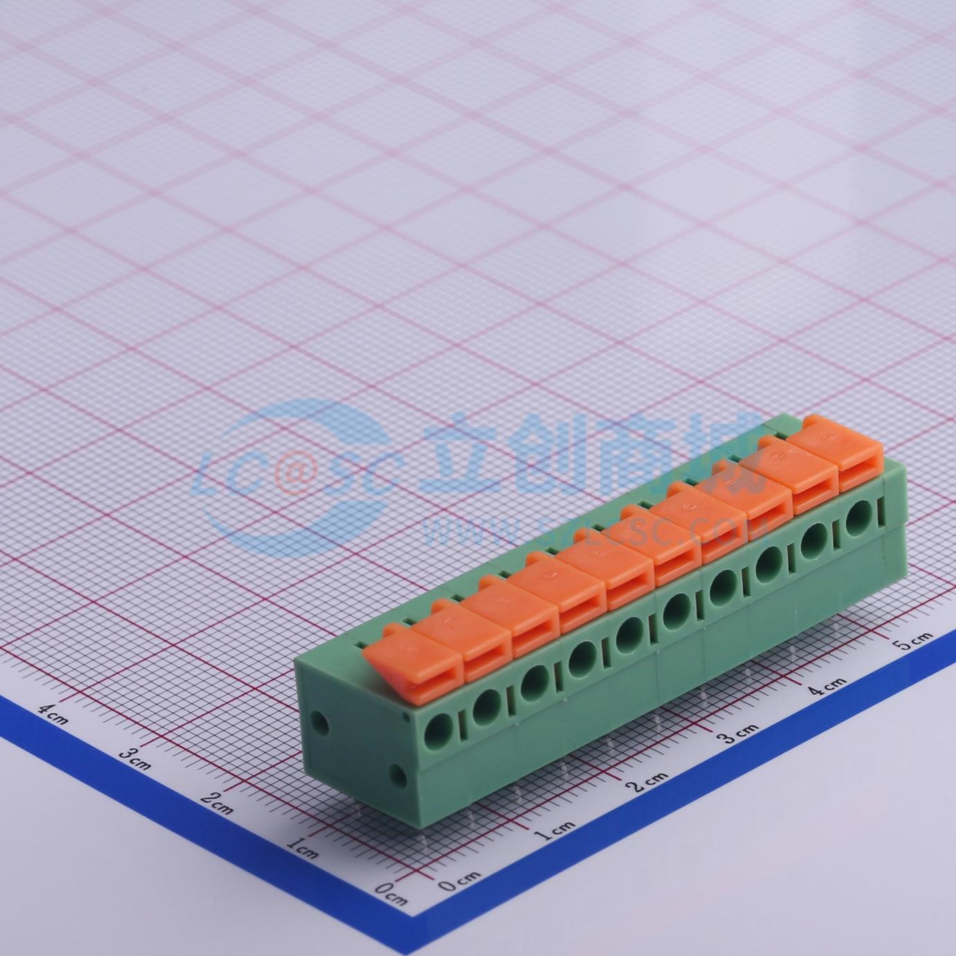 点击查看大图 KF142R-5.08-10P实物图