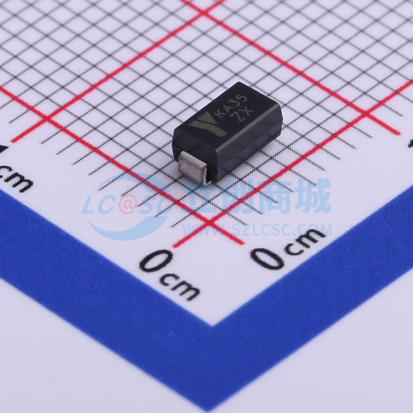 点击查看大图 SMAJ90CA实物图