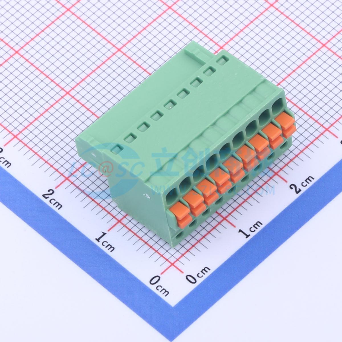 点击查看大图 DB2EKD-2.5-9P-GN实物图