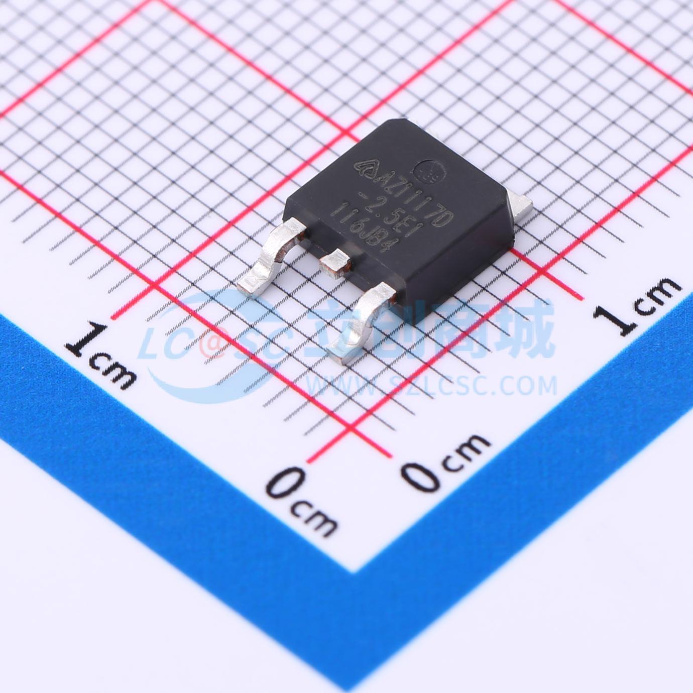 点击查看大图 AZ1117D-2.5TRE1实物图