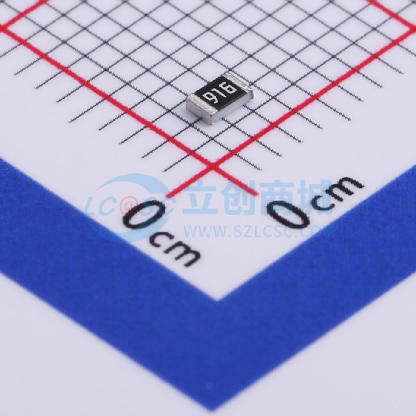 点击查看大图 RC0805JR-0791ML实物图