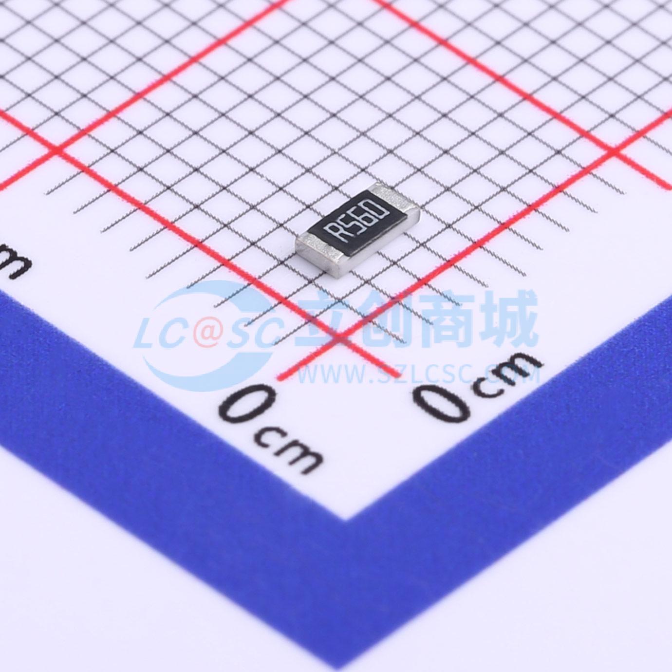 点击查看大图 RL1206FR-070R56L实物图