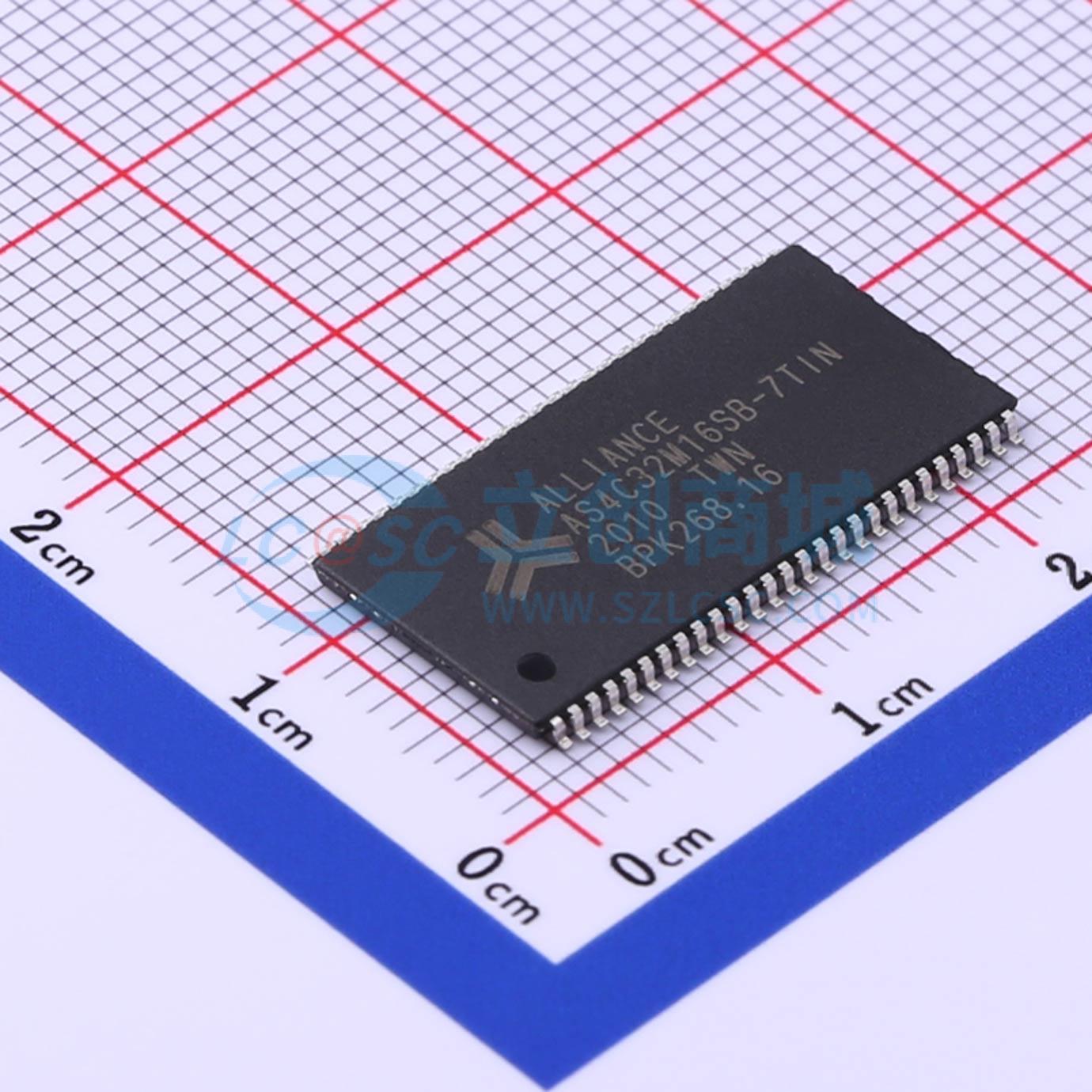 AS4C32M16SB-7TIN实物图