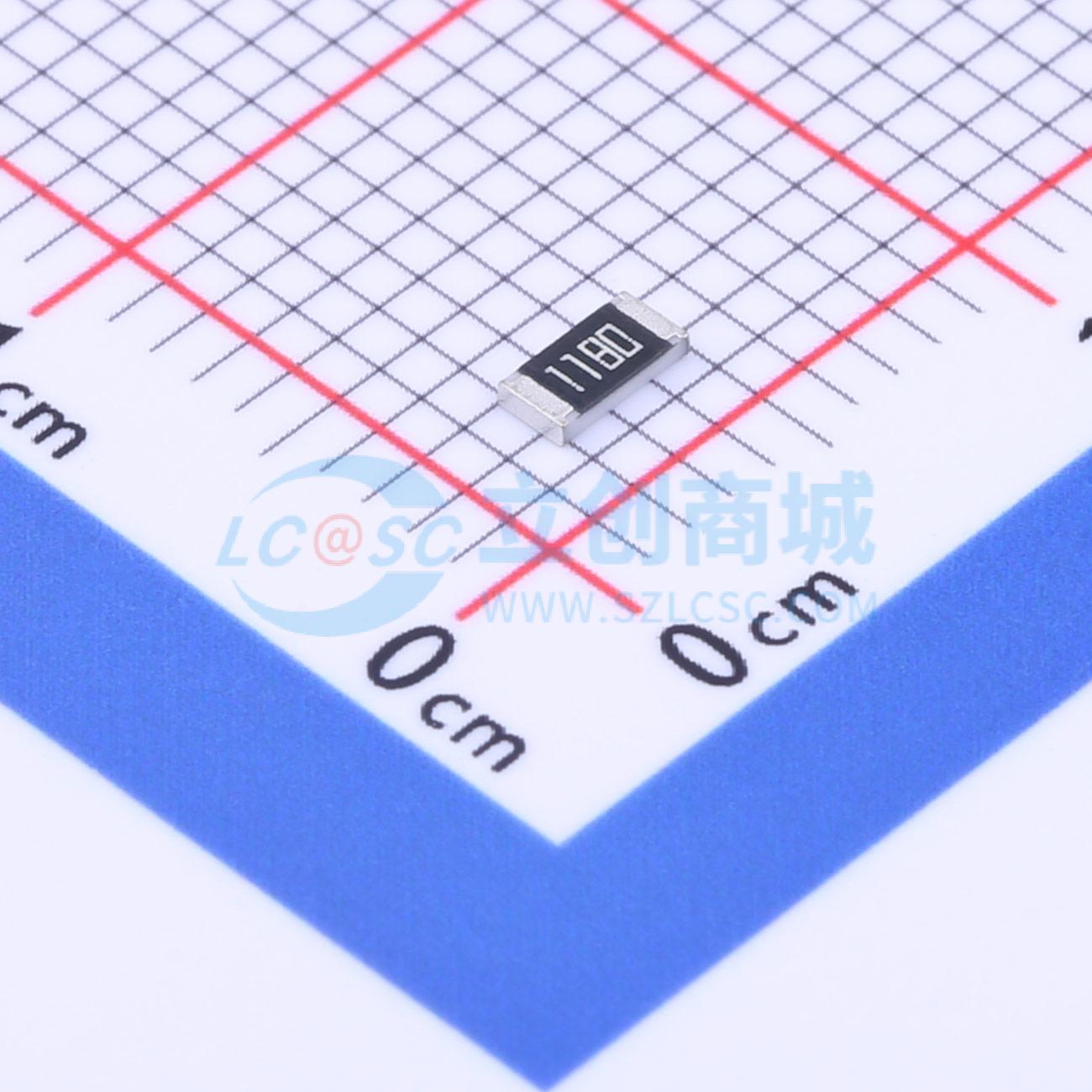 点击查看大图 RC1206FR-07118RL实物图