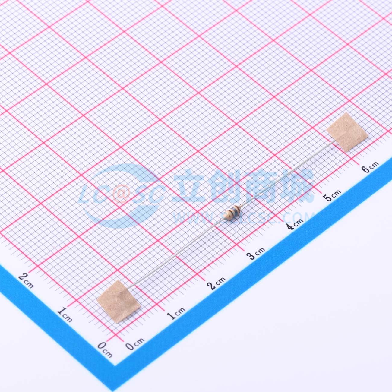 点击查看大图 CR1/8W-180Ω±5%-OT52实物图