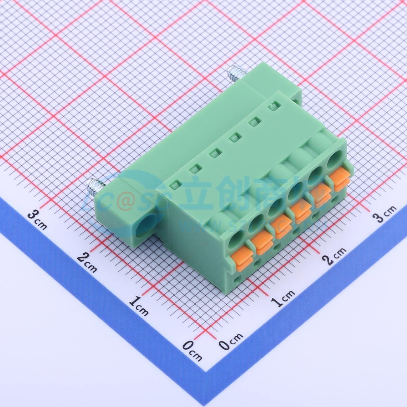 点击查看大图 KF2EDGKDRM-3.81-6P实物图