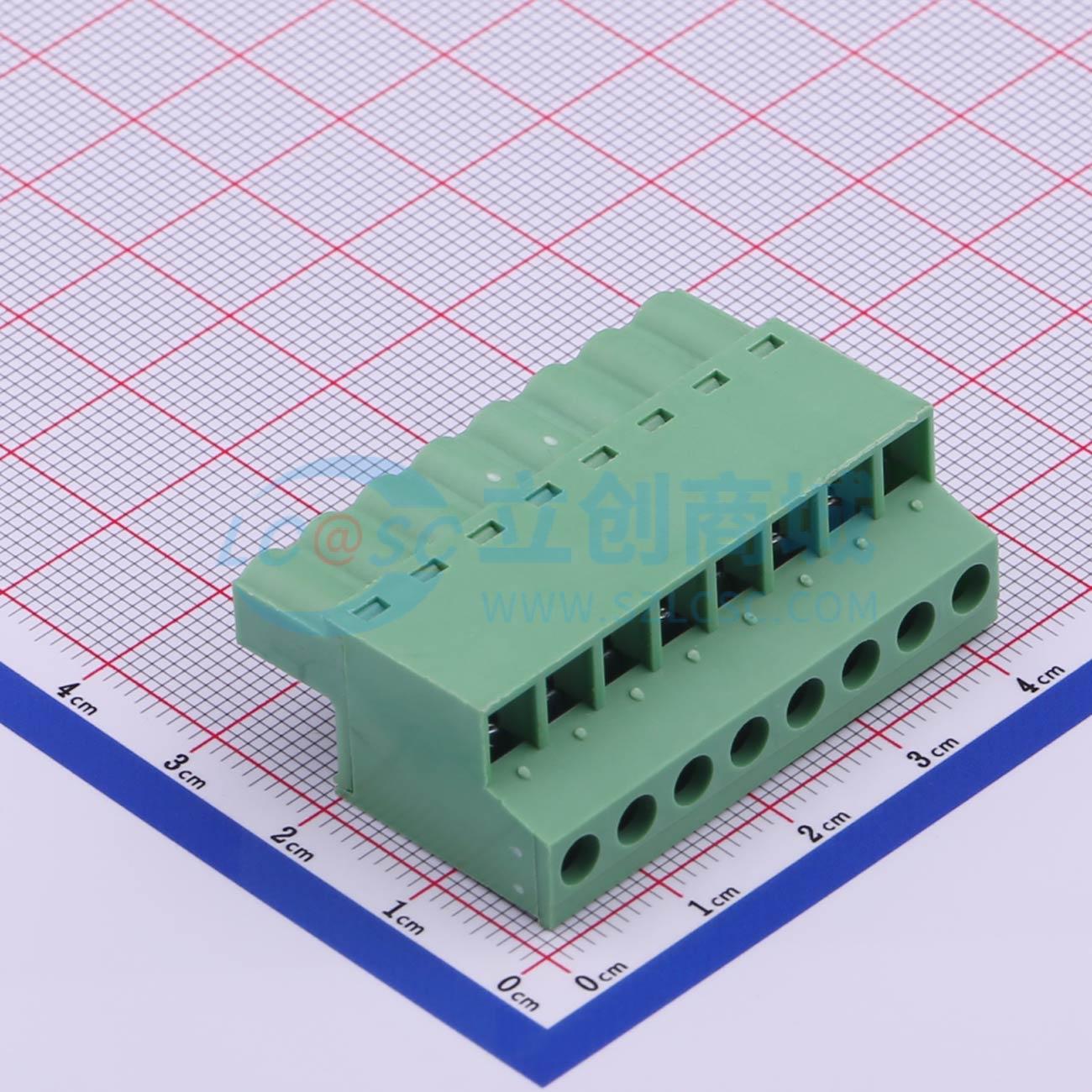 点击查看大图 DB2EKC-5.08-8P-GN-S实物图