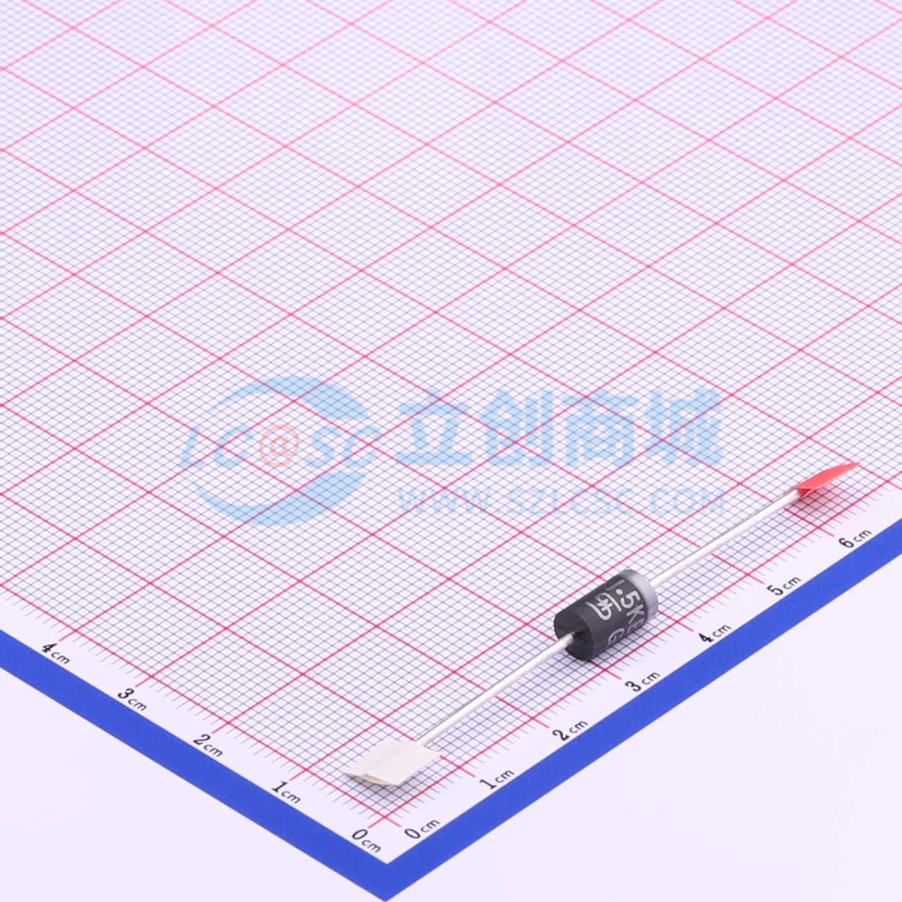 点击查看大图 1.5KE220A R0G实物图