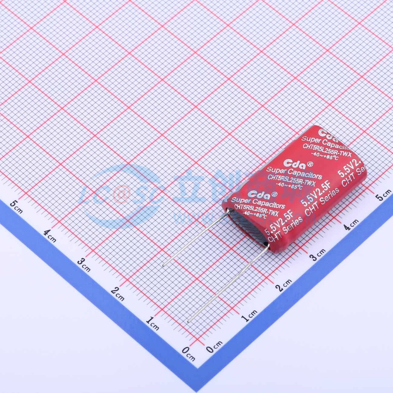 点击查看大图 CHT-5R5L255R-TWX 5.5V2.5F实物图