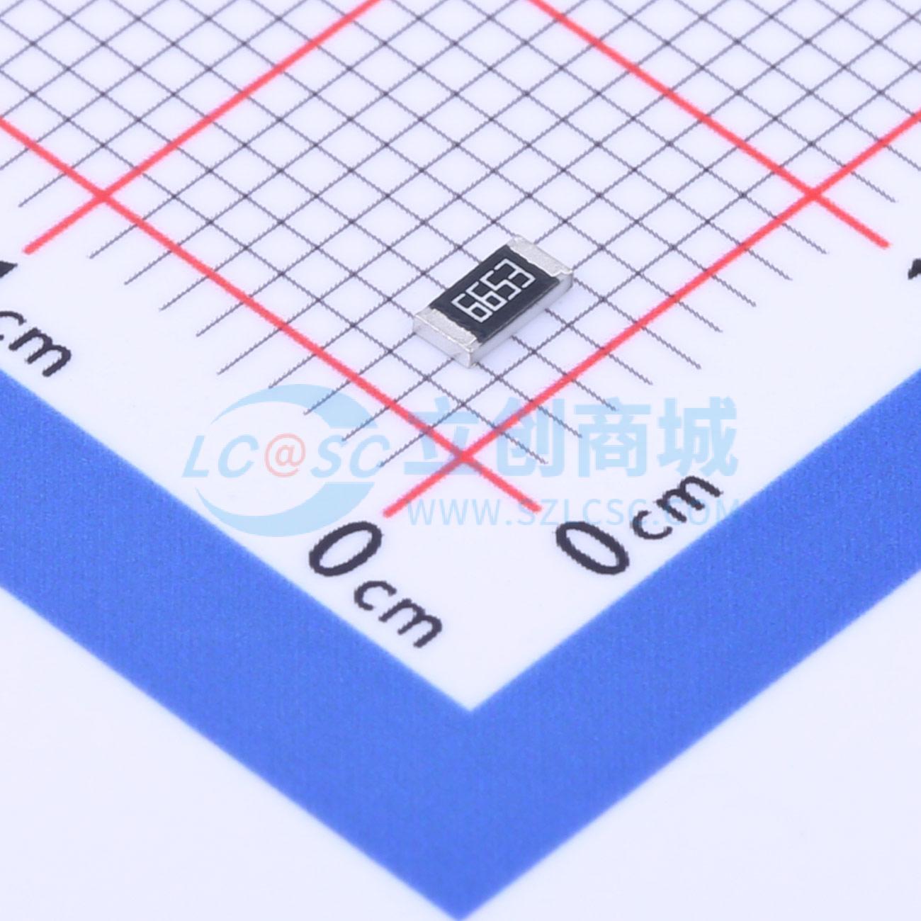 点击查看大图 RC1206FR-07665KL实物图