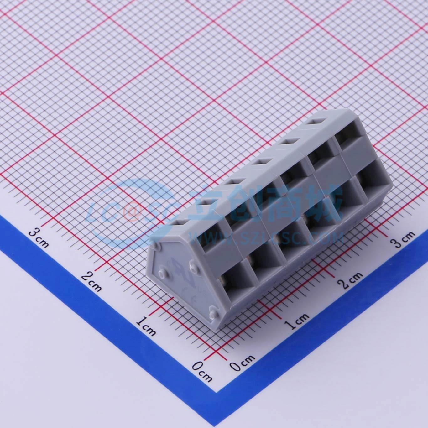 点击查看大图 KF243A-5.0-6P实物图