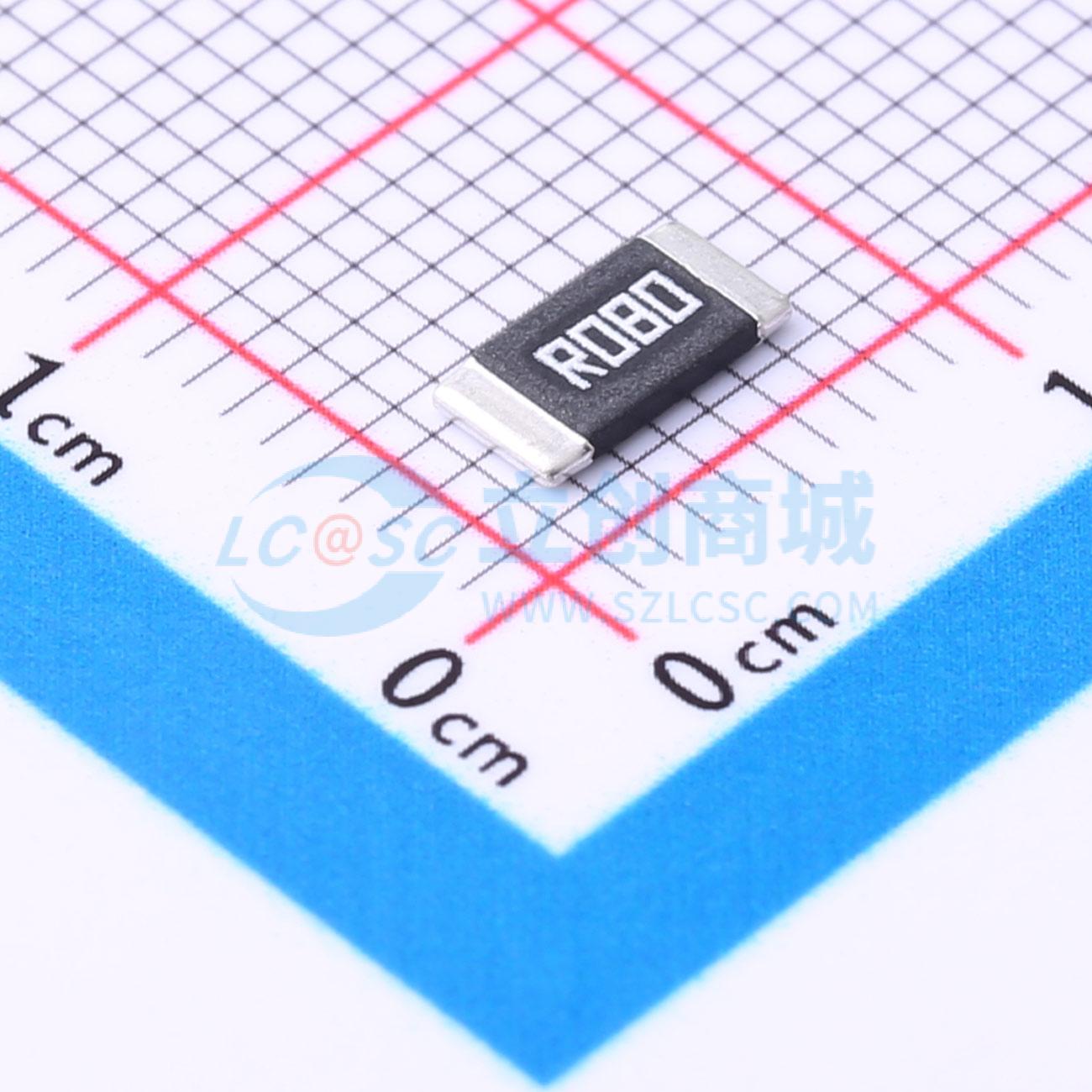 HoJLR2512-3W-80mR-1%实物图
